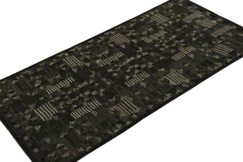 Rug & Kilim’s Scandinavian Kilim Runner Rug in Brown | Area Rug in Rugs by Rug and Kilim