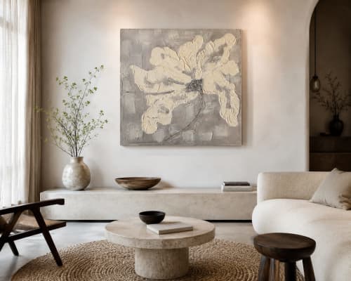 Volte - sculptural Wall Artwork | Wall Sculpture in Wall Hangings by Urban Plaster Bloom. Item made of cement works with minimalism & contemporary style
