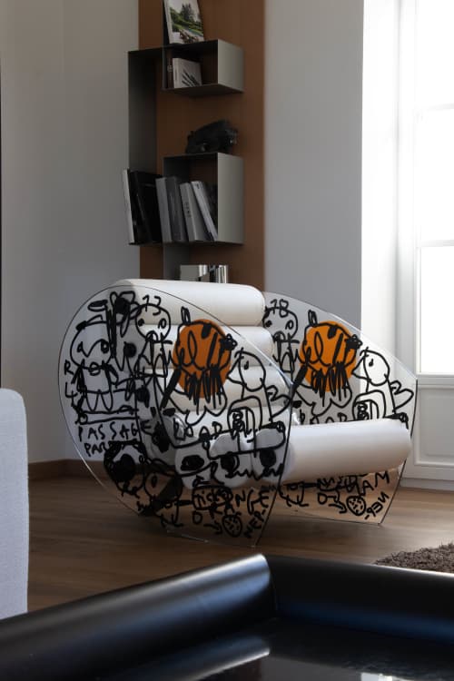 KUUMO Design MW05 NEP LIMITED EDITION | Armchair in Chairs by KUUMO Design. Item composed of steel and glass in contemporary or modern style