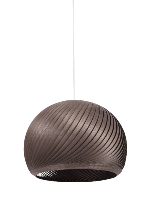 Wind walnut | Pendants by Studio Vayehi. Item composed of maple wood compatible with minimalism and contemporary style