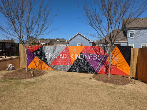 Verizon | Kite Hill Brewery | Street Murals by Christine Crawford | Christine Creates | Kite Hill Brewing Co in Clemson