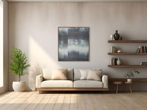 Cloud Current | Tapestry in Wall Hangings by Jessie Bloom Studio. Item composed of cotton in mid century modern or contemporary style