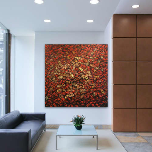"Full Stop" ~ Painting | Oil And Acrylic Painting in Paintings by Michael Kerbow. Item made of canvas compatible with contemporary style