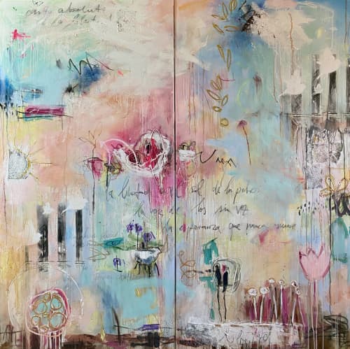 Song of freedom | Oil And Acrylic Painting in Paintings by Bea Schubert