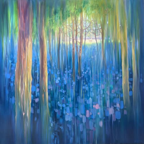 The Shapeshifter | Oil And Acrylic Painting in Paintings by Gill Bustamante. Item composed of canvas in contemporary or country & farmhouse style