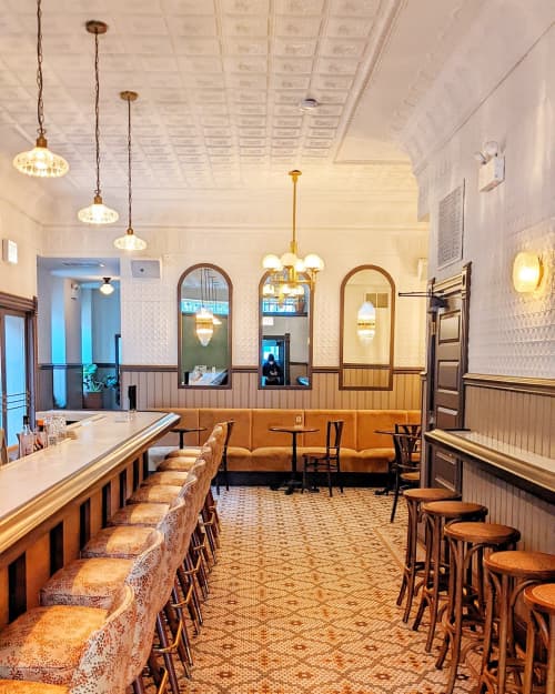 Bar Stool Model 7010 | Chairs by Richardson Seating Corporation | The Hi-Lo in Chicago. Item made of maple wood