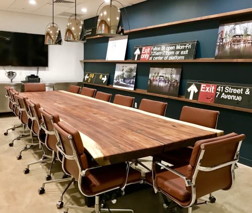 Conference Table | Tables by Doro Designs | Goldman Properties in Miami. Item composed of wood