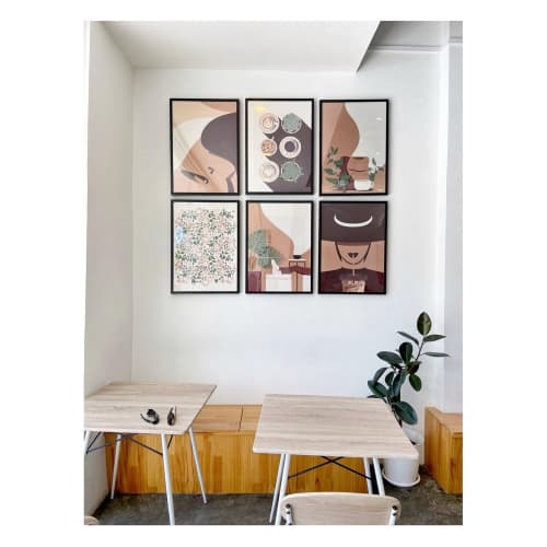 Coffee Affair | Prints by Nadine Thaslim. Item made of paper
