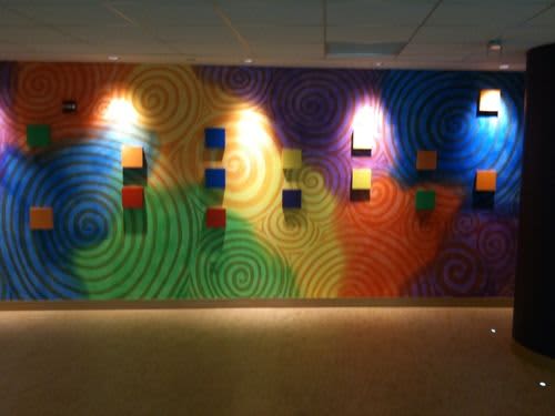 Mural Light | Mosaic in Art & Wall Decor by kyle Holbrook. Item made of synthetic