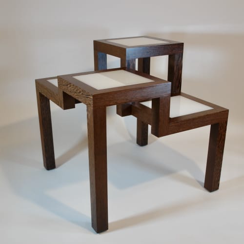 Mantis Side Table | Tables by Brian Cullen Furniture. Item composed of wood & glass compatible with modern style