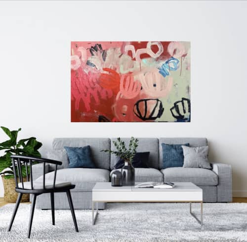 A message from the Lophelia | Mixed Media by Vikki Drummond. Item in contemporary style