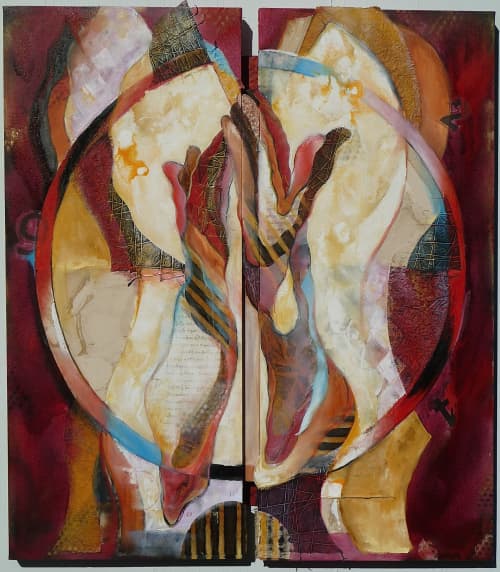 The Time Is Now-Where The Dawn Appears | Oil And Acrylic Painting in Paintings by Gerald Huth Fine Art. Item made of wood with canvas