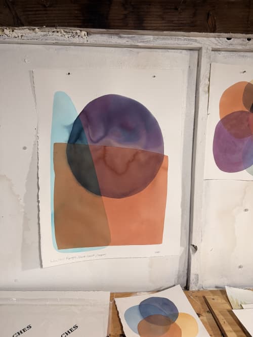 These inks are alive, each color h | Watercolor Painting in Paintings by MoHo. Item made of paper compatible with boho and minimalism style