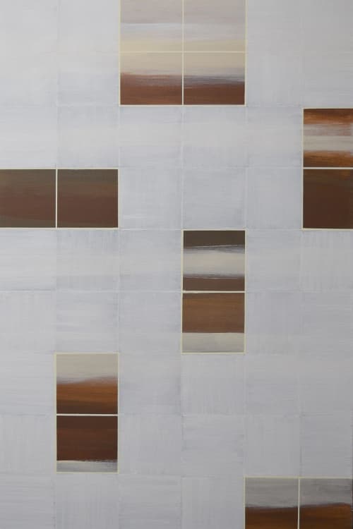 A Solid Reality | Prints in Paintings by Leilani Norman Art & Design. Item composed of canvas & paper compatible with minimalism and contemporary style