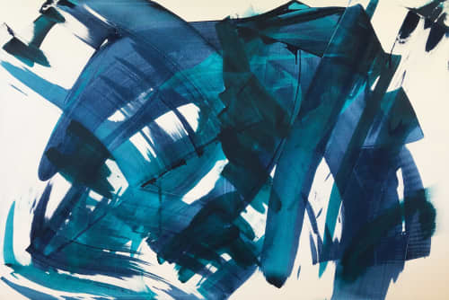 Stand With Strength | Oil And Acrylic Painting in Paintings by Jen Sterling. Item composed of canvas and synthetic