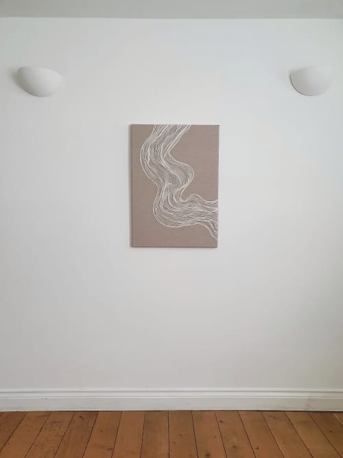 Rest | Embroidery in Wall Hangings by Saskia Saunders