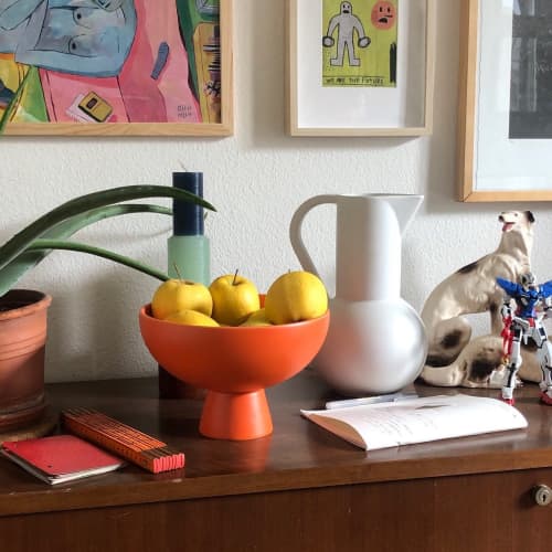 Strøm Collection | Vase in Vases & Vessels by Raawii | Private Residence, Copenhagen in Copenhagen. Item made of ceramic