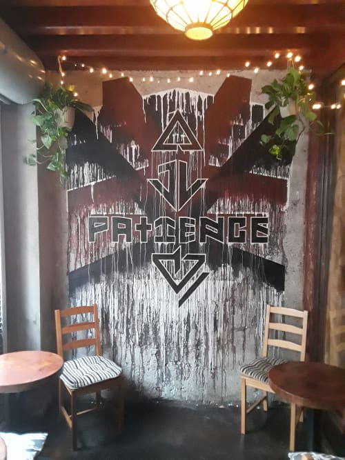 PATIENCE by D Young V at Amsterdam Café, San Francisco Wescover Murals