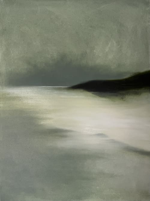 Moving Sideways | Oil And Acrylic Painting in Paintings by Kim Painter Art. Item made of canvas works with boho & minimalism style