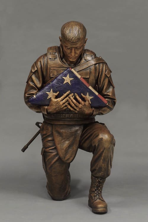 Remembering Our Fallen | Public Sculptures by Sutton Betti | Veterans memorial park in Fremont