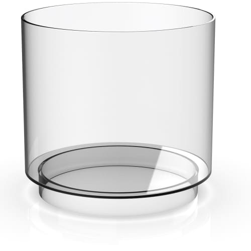 16-Inch Clear Acrylic Floor Planter | Vases & Vessels by Lumaclare