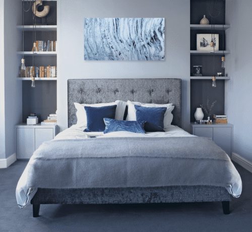 'ZEBRA' - Luxury Epoxy Resin Abstract Artwork | Mixed Media by Christina Twomey Art + Design. Item composed of synthetic in minimalism or contemporary style