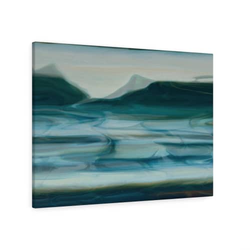 Blue Mountains 1234 | Prints in Paintings by Petra Trimmel. Item made of canvas & aluminum
