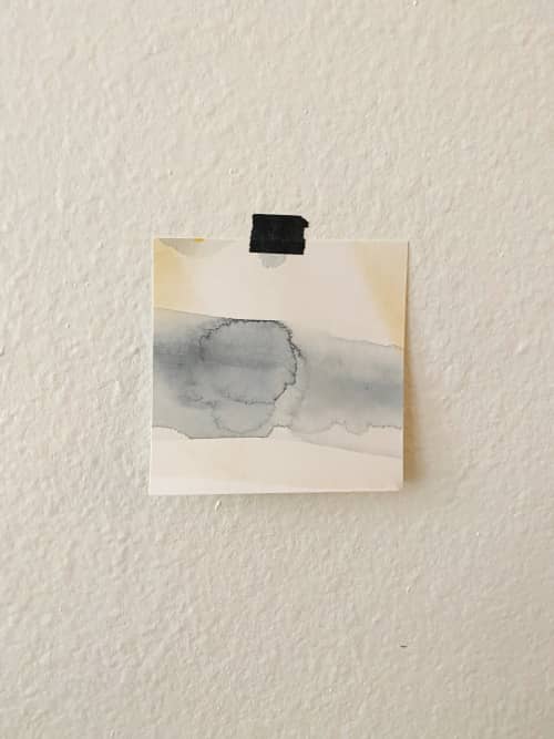 Mini #1 | Watercolor Painting in Paintings by Quinn Dimitroff. Item composed of paper