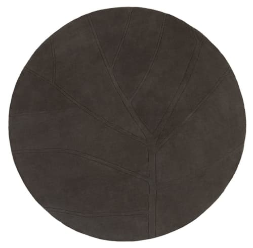 LEAF ROUND designed by Francesc Rifé. | Area Rug in Rugs by NOW Carpets Design | Pol & Grace Hotel in Barcelona. Item composed of fiber