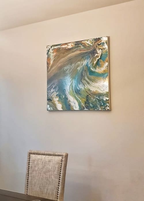 Elysian Tide | Prints by Soulscape Fine Art + Design by Lauren Dickinson. Item composed of canvas and paper