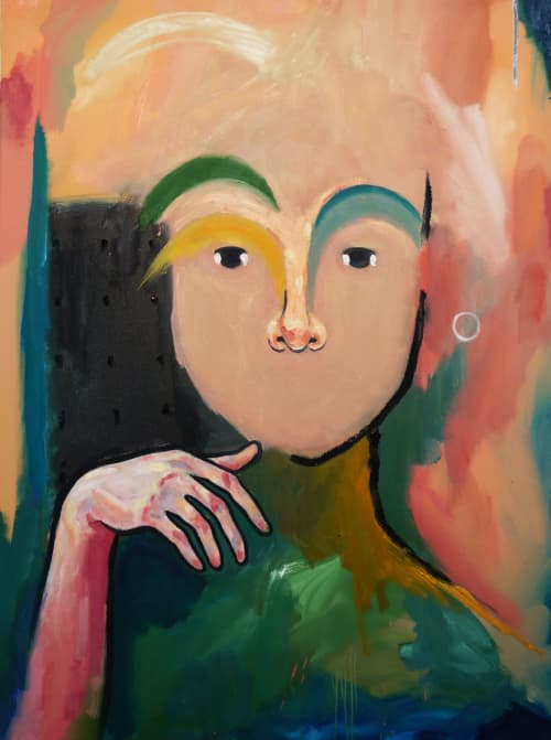 The abyss of time Ⅱ | Oil And Acrylic Painting in Paintings by Chaewon Kim | Toronto in Toronto. Item made of canvas with synthetic