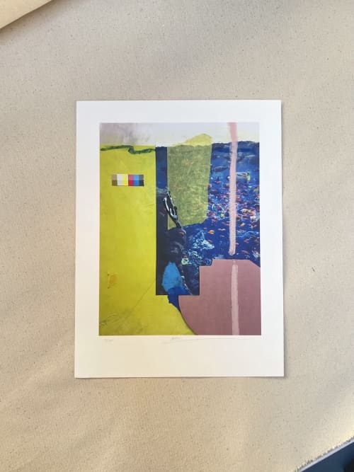 Becoming The Beach Print | Prints by Dyanna Dimick (DYD ART). Item made of paper works with contemporary & coastal style