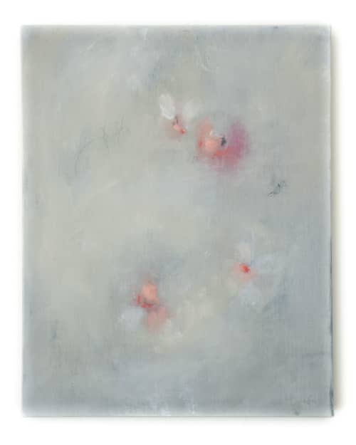 Flower Essence | Mixed Media in Paintings by El Løvaas. Item made of canvas works with minimalism & country & farmhouse style