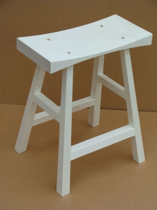 Butterfly Stool | Chairs by CraftsmansLife: Donald DiMauro Woodwork & Design. Item made of maple wood works with contemporary & asian style