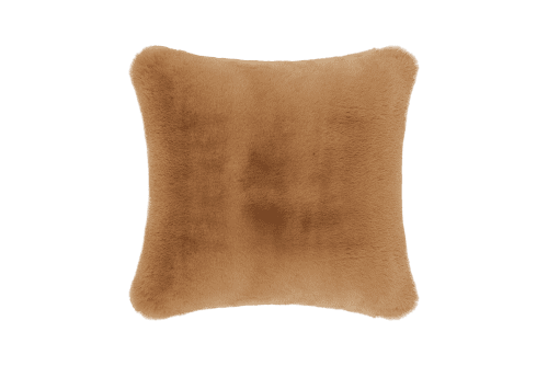 Faux Fur Camel Pillow | Cushion in Pillows by ALPAQ STUDIO. Item composed of fabric in contemporary or country & farmhouse style