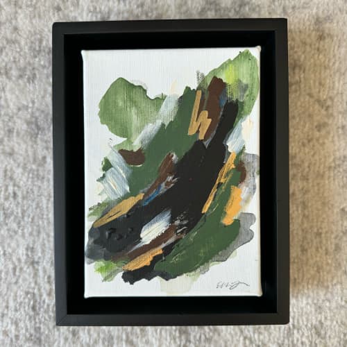 Valley Views 2 | 5 x 7 | Oil And Acrylic Painting in Paintings by Ella Friberg. Item made of canvas works with contemporary & modern style