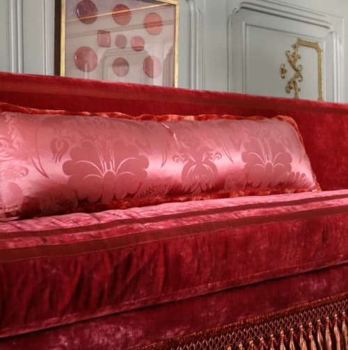 Banquette Pillows | Pillows by Jonathan Rachman Design | SF Decorator Showcase 2019 in San Francisco. Item composed of fabric