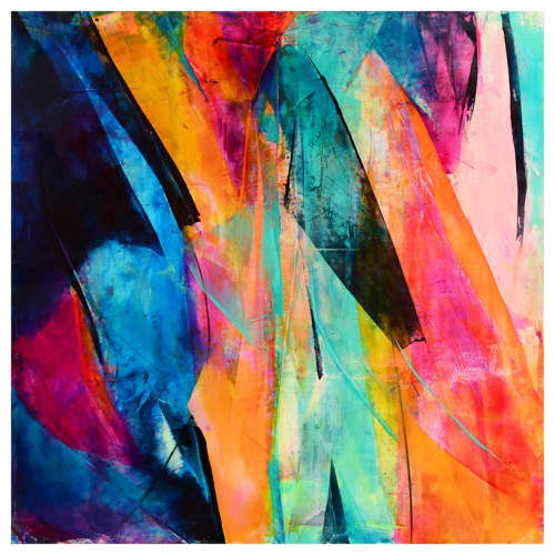 Off the Radar | Oil And Acrylic Painting in Paintings by Kimbal Quist Bumstead. Item made of wood with synthetic