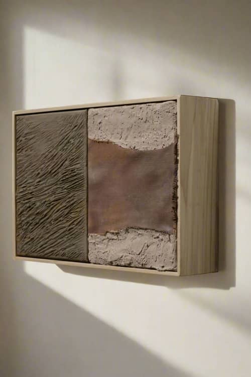 synergy ✦ SOLD | Mixed Media in Paintings by VISCERAL HOME STUDIO. Item made of wood & canvas compatible with boho and minimalism style
