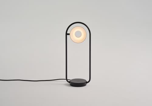 Olo Ring Table Lamp | Lamps by SEED Design USA. Item composed of aluminum