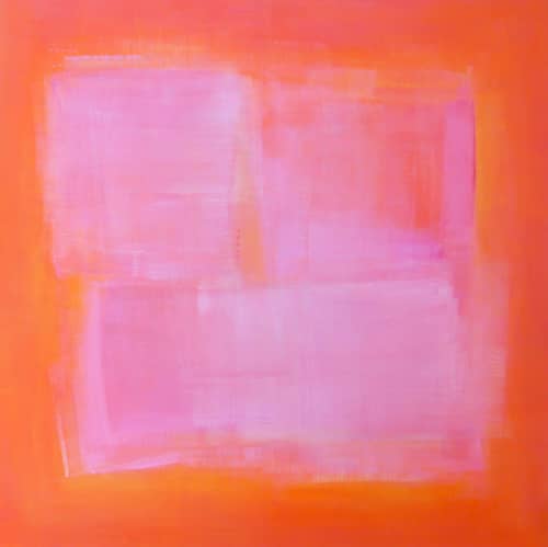 Zen Moment V | Oil And Acrylic Painting in Paintings by Kat Evans. Item made of canvas