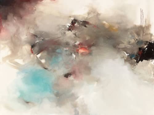 Scenic Route | Oil And Acrylic Painting in Paintings by Nicholas Kriefall. Item made of canvas works with contemporary & modern style