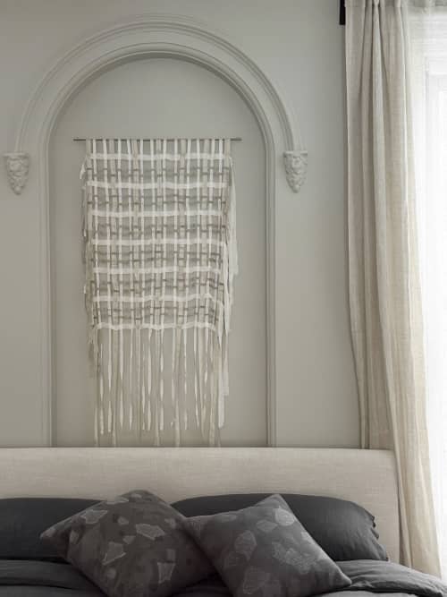 Open Weave Wall Hanging | Tapestry in Wall Hangings by Kindred Matter. Item composed of fabric and fiber in minimalism or contemporary style