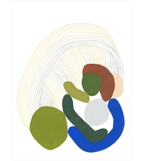 Rainbows I | Prints by Ruth Le Roux. Item made of paper