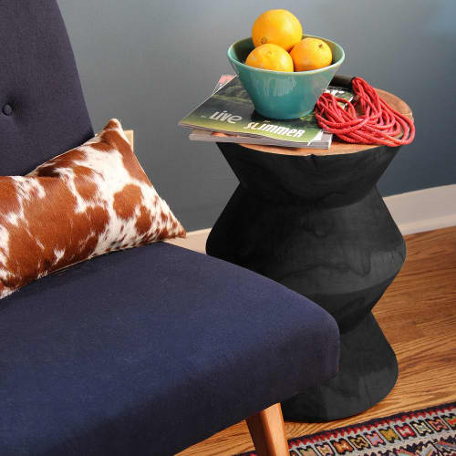 Onde Stool Table | Side Table in Tables by Pfeifer Studio. Item composed of wood in minimalism or contemporary style