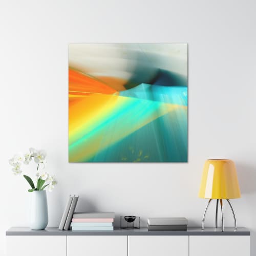 ColorShapes 17785 | Oil And Acrylic Painting in Paintings by Rica Belna. Item made of wood with canvas