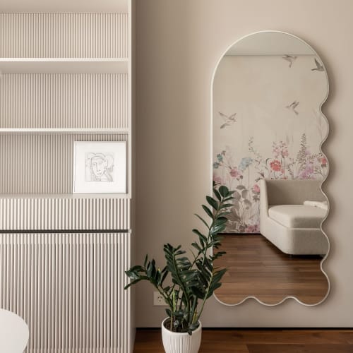 Archvyli R8 - Full Length Mirror | Decorative Objects by oitoproducts. Item composed of wood and glass in minimalism or contemporary style