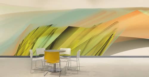 Colorshapes_8511 large-format art | Photography by Rica Belna. Item made of canvas & paper