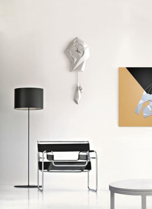 ‘CuCoo’ clock | Decorative Objects by STEFAN HEPNER / STUDIO. Item made of metal & concrete