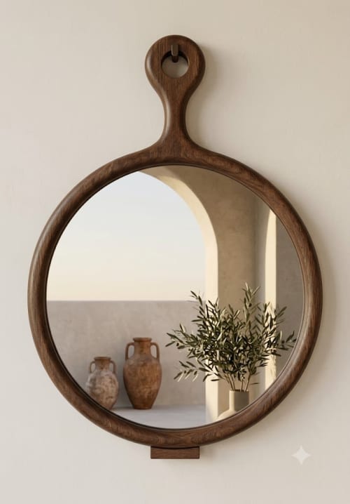 The Artisan Paddle Wall Mirror | Decorative Objects by Famous Art Group Of Industries